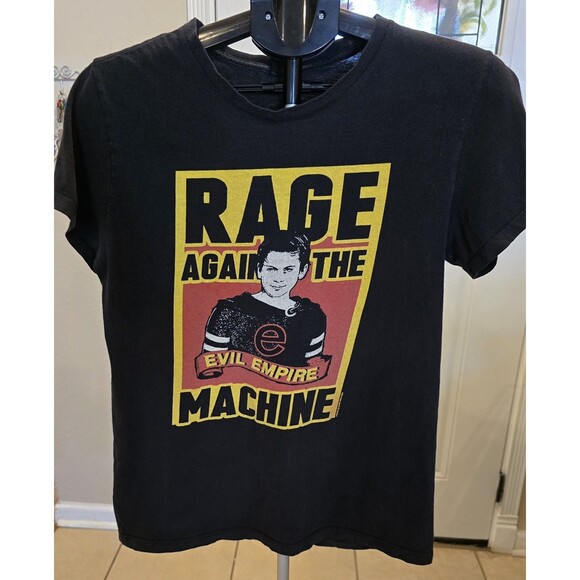 2014 Rage Against The Machine Men’s Medium Black Evil Empire Album Art T-Shirt - Picture 1 of 3